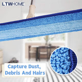 LTWHOME 24 Inch Microfiber Commercial Mop Refill Pads for Wet or Dry Floor Cleaning (Pack of 18)