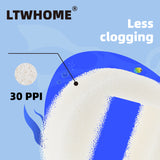 LTWHOME Replacement Foam Pre-Filters Fit for Drinkwell 360 Plastic Pet Fountain,Not Suitable for Stainless Steel Fountain (Pack of 12)
