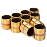 LTWFITTING Brass Pipe 2 Inch Long Nipples Fitting 1-1/2 Inch Male NPT Air Water(Pack of 10)
