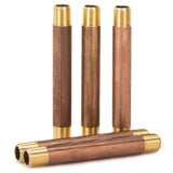 LTWFITTING Brass Pipe 3 Inch Long Nipple Fitting 1/8 Male NPT Air Water(Pack of 5)