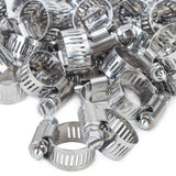 LTWFITTING 11-20mm Stainless Steel 316 Hose Clamp, Adjustable Worm Gear Clamps for Automotive Radiator Fuel Line Plumbing Intercooler and Mechanical Applications (Pack of 250)