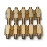 LTWFITTING Brass Pipe 1/2 Inch Female x 1/4 Inch Male NPT Adapter Fuel Gas Air(Pack of 20)