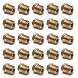 LTWFITTING Lead Free Brass Pipe Hex Head Plug Fittings 1/4 Inch Male NPT Air Fuel Water (Pack of 25)