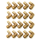LTWFITTING 90 Degree Elbow Brass Barb Fitting 5/8 ID Hose x 1/2-Inch Male NPT Fuel Boat Air(Pack of 20)