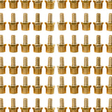 LTWFITTING Brass Fitting Connector 1/2-Inch Hose Barb x 3/4-Inch NPT Male Fuel Gas Water(Pack of 100)