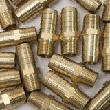 LTWFITTING Brass Barb Fitting Coupler 5/8-Inch Hose ID x 3/8-Inch Male NPT Fuel Gas Water(Pack of 200)