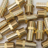 LTWFITTING Brass Barb Fitting Coupler/Connector 5/8-Inch Hose ID x 1/2-Inch Male NPT(Pack of 150)
