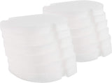 LTWHOME Replacement White Fine Wool Filter Pads Fit for AquaManta EFX 300/400 External Filter (Pack of 12)