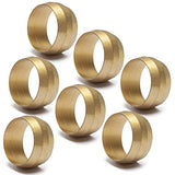 LTWFITTING 3/4-Inch Brass Compression Sleeves Ferrules,BRASS COMPRESSION FITTING(Pack of 200)