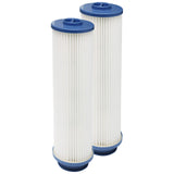 LTWHOME Blue HEPA Filter Compatible with HOOVER Windtunnel 43611042, Type 201 (Pack of 2)