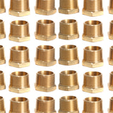 LTWFITTING Brass Pipe Hex Bushing Reducer Fittings 1 Inch Male x 1/4 Inch Female NPT Fuel(Pack of 50)