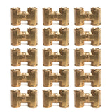 LTWFITTING Brass Pipe Fitting 3/4 Inch Female NPT Thread Tee Fuel Air(Pack of 30)