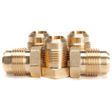 LTWFITTING Brass Flare 5/8 Inch OD Plug, Brass Flare Tube Fitting(Pack of 5)