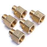 LTWFITTING Lead Free Brass Pipe 3/8-Inch Female x 1/4-Inch Male NPT Adapter Fuel Gas Air (Pack of 5)