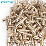 LTWFITTING Lead Free Brass PEX Crimp Fitting 1/2-Inch x 1/2-Inch x 1/2-Inch PEX Tee (Pack of 300)