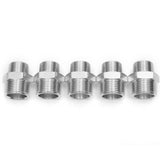 LTWFITTING Bar Production Stainless Steel 316 Pipe Hex Reducing Nipple Fitting 1 Inch x 3/4 Inch Male NPT Water Boat (Pack of 5)