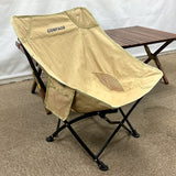 COMFACO Folding Camping Chair for Compact Lightweight Portable Travel Chair for Camping Hiking Mountaineering Beach