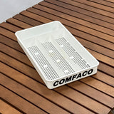 COMFACO Cutlery Tray, Designed for RV and Compact Kitchen Drawers, Easily Organize and Store Kitchen Flatware, White, Kitchen furniture, Ready to Assemble Mobile Kitchen Islands