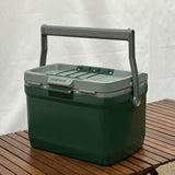 COMFACO Leakproof Outdoor Cooler, Heavy Duty Camping Cooler with Flat Top Doubles as Seat, BPA-Free, Non-metal barrels