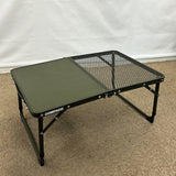COMFACO Storage racks, Camping Table, Small Foldable Table, Portable Table, Adjustable Folding Table for Camping Picnic Beach Grill BBQ