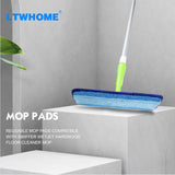 LTWHOME Reusable Mop Pads Compatible with Swiffer WetJet Hardwood Floor Cleaner Mop (Pack of 12)