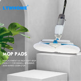 LTWHOME Replacement 8.6 Inch Soft Mop Pads Fit for Bissell Spinwave 2039 Series 2039A 2124 (Pack of 6)