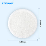 LTWHOME Replacement 8.6 Inch Soft Mop Pads Fit for Bissell Spinwave 2039 Series 2039A 2124 (Pack of 6)