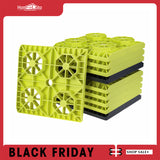 COMFACO RV Leveling Blocks Heavy Duty for Leveling Single and Dual Wheelsand Jacks 8.4 x 8.4 Inch (Pack of 10)