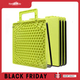 COMFACO RV Stabilizer Large Jack Pads with Iron Handle Prevent Sinking into Soft Ground 12.5 Inch x 12.3 Inch (Pack of 4)