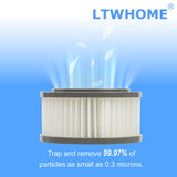 LTWHOME Replacement HEPA Filter Fit for Dirt Devil Type F15, Compares to 3SS0150001 (Pack of 6)