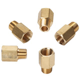 LTWFITTING Brass Pipe 1/8 inch BSPT Male x 1/8 Inch NPT Female Adapter (Pack of 5)