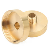 LTWFITTING Brass Pipe 2 Inch Female x 1/2 Inch Male NPT Adapter Fuel Gas Air (Pack of 2)