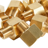 LTWFITTING Brass Pipe 1/2 Inch Female x 1/4 Inch Male NPT Adapter Fuel Gas Air(Pack of 20)