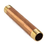 LTWFITTING Brass Pipe 8 Inch Long Nipple Fitting 1 Inch Male NPT Air Water(Pack of 1)