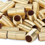 LTWFITTING Brass Pipe Close Nipple Fitting 1/8 Male NPT x Close Air Water(Pack of 50)