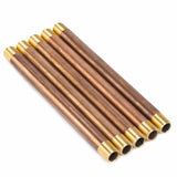 LTWFITTING Brass Pipe 5 Inch Long Nipple Fitting 1/8 Male NPT Air Water(Pack of 5)