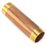 LTWFITTING Brass Pipe 8 Inch Long Nipple Fitting 2 Inch Male NPT Air Water(Pack of 1)