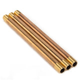 LTWFITTING Brass Pipe 8 Inch Long Nipple Fitting 1/4 Inch Male NPT Air Water(Pack of 3)