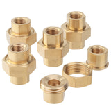 LTWFITTING 1/4-Inch NPT 3 Piece Union Coupling Brass Pipe Fitting(Pack of 5)