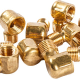LTWFITTING Brass Pipe 90 Deg 1/4-Inch NPT Street Elbow Forged Fitting Fuel Air Boat(Pack of 20)