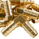 LTWFITTING LTWFITTING 90 Deg Elbow Brass Barb Fitting 5/16 inch x5/16 Hose ID Air/Water/Fuel/Oil/Inert Gases (Pack of 900)