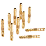 LTWFITTING Brass Barb Splicer Mender 3/16 inch Hose ID Fitting Air Water Fuel Boat(Pack of 10)