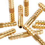 LTWFITTING Brass Barb Splicer Mender 3/16 inch Hose ID Fitting Air Water Fuel Boat(Pack of 50)