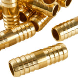 LTWFITTING Brass Barb Splicer Mender 1/2 inch ID Hose Fitting Air Water Fuel Hose Joiner(Pack of 300)