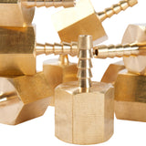 LTWFITTING Brass Barb Fitting Coupler 1/8-Inch Hose ID x 1/4-Inch Female NPT Fuel Gas Water(Pack of 400)