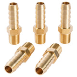 LTWFITTING Brass Fitting Coupler 5/16-Inch Hose Barb x 1/8-Inch Male NPT Fuel Gas Water(Pack of 5)