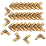 LTWFITTING Brass Flare 3/16 Inch OD x 1/8 Inch Male NPT 90 Degree Elbow Tube Fitting (Pack of 30)