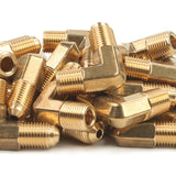 LTWFITTING Brass Flare 3/16 Inch OD x 1/8 Inch Male NPT 90 Degree Elbow Tube Fitting (Pack of 300)