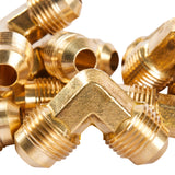 LTWFITTING Brass 3/8 Inch OD 90 Degree Flare Union Elbow,Brass Flare Tube Fitting(Pack of 200)