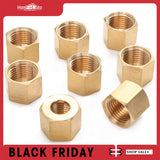 LTWFITTING1/4 inch Brass Compression Nut,Brass Compression Fitting(Pack of 25)